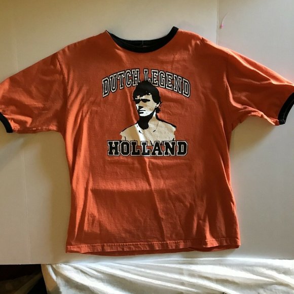 Vintage Netherlands Soccer "Dutch Legend" Holland Banded T-shirt. Sz. XL EUC. - Picture 5 of 6